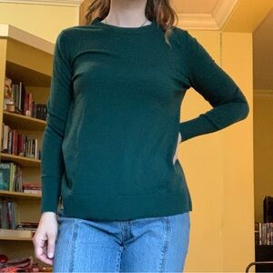 Banana Republic Green Size Small Merino Sweater